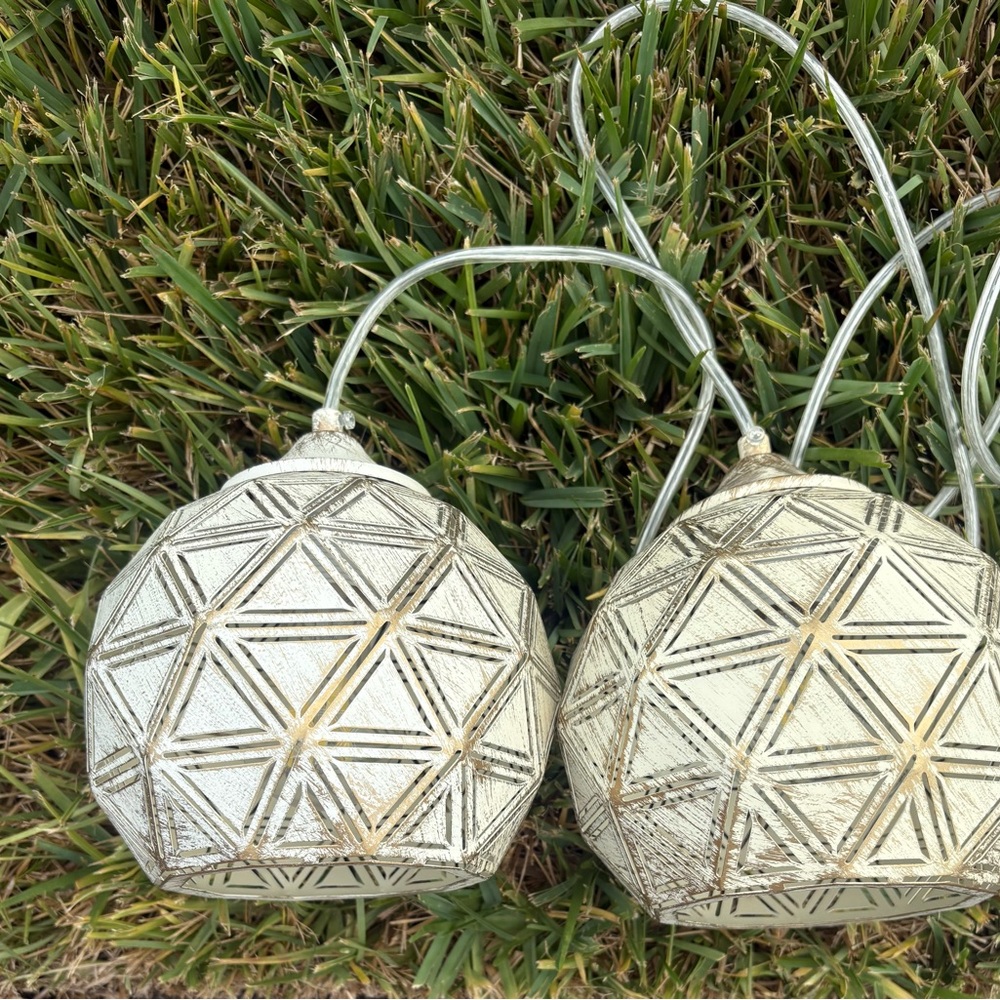 Geometric Metal Hanging Pendant Lights